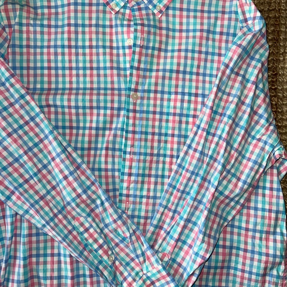 Vineyard Vines Spring Plaid Easter Long Sleeve La… - image 3